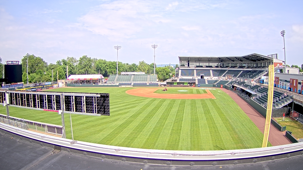 Live Camera from Metro Bank Park, Harrisburg, PA 17101
