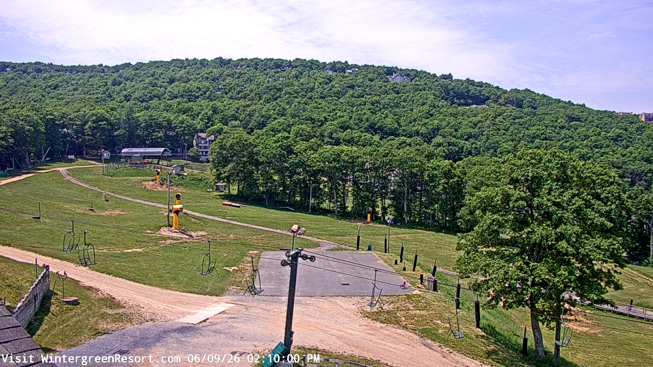 Live Camera from Wintergreen Mtn. at 3650 ft. elev., Nellysford, VA 22958