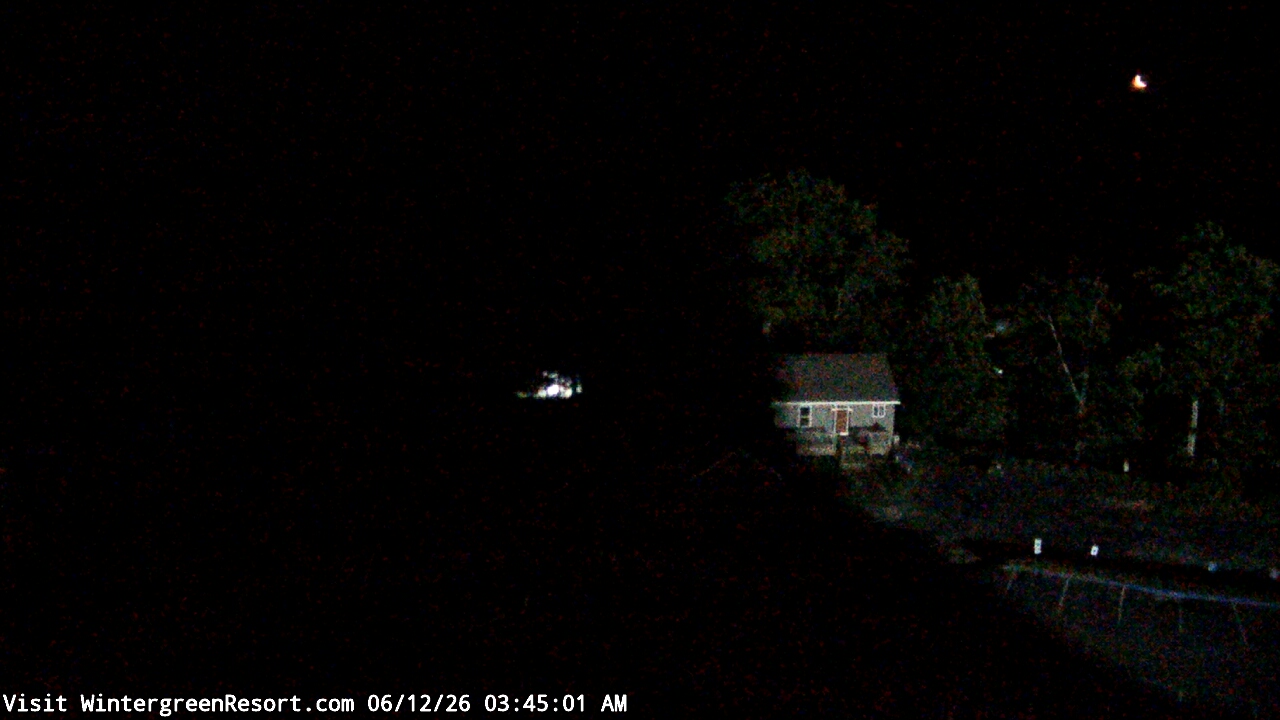 Live Camera from Wintergreen Mtn. at 3650 ft. elev., Nellysford, VA 22958