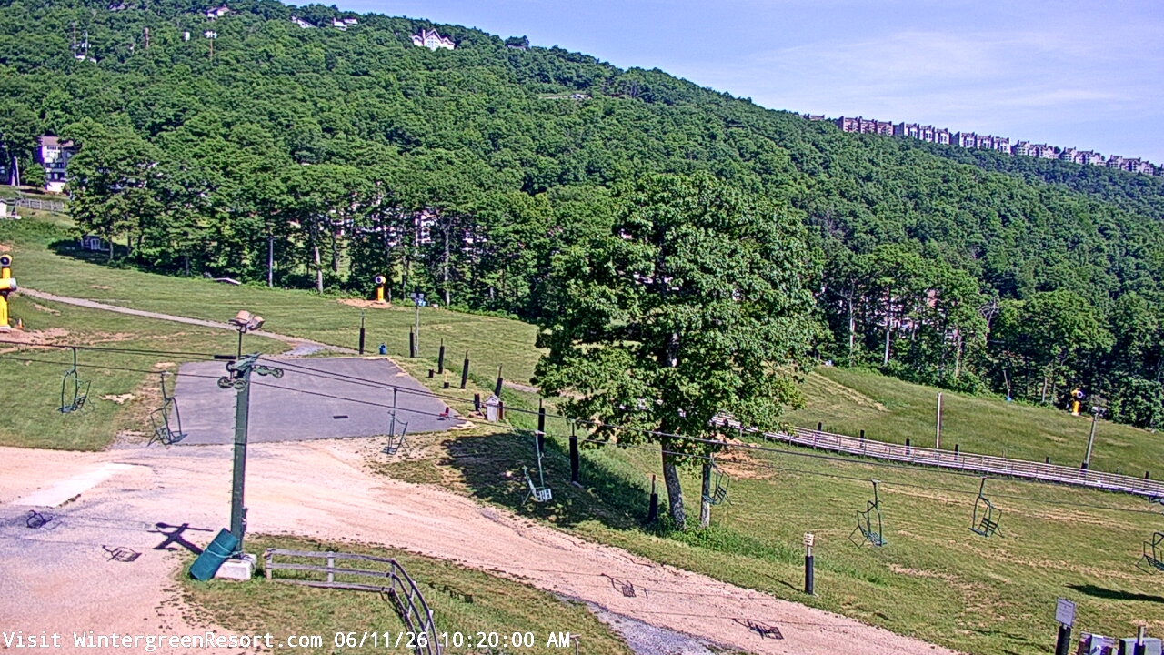 Live Camera from Wintergreen Mtn. at 3650 ft. elev., Nellysford, VA 22958