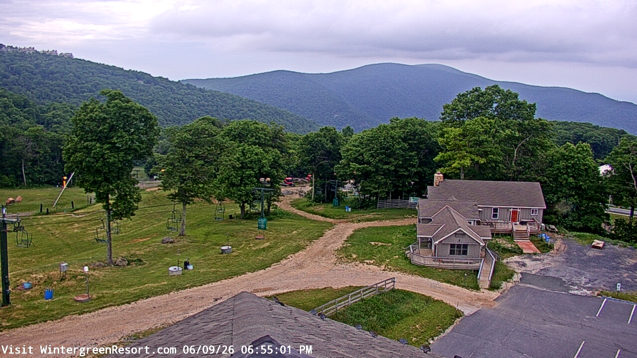 Live Camera from Wintergreen Mtn. at 3650 ft. elev., Nellysford, VA 22958